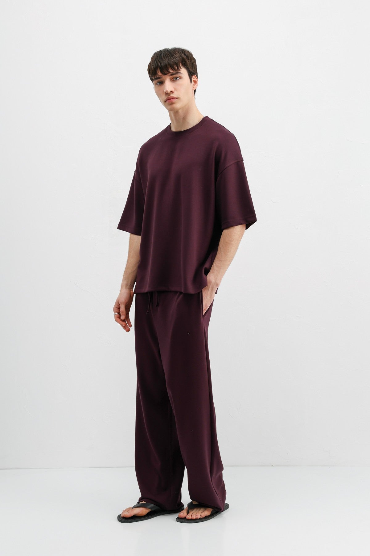 Modal Karışımlı Oversize Tişört