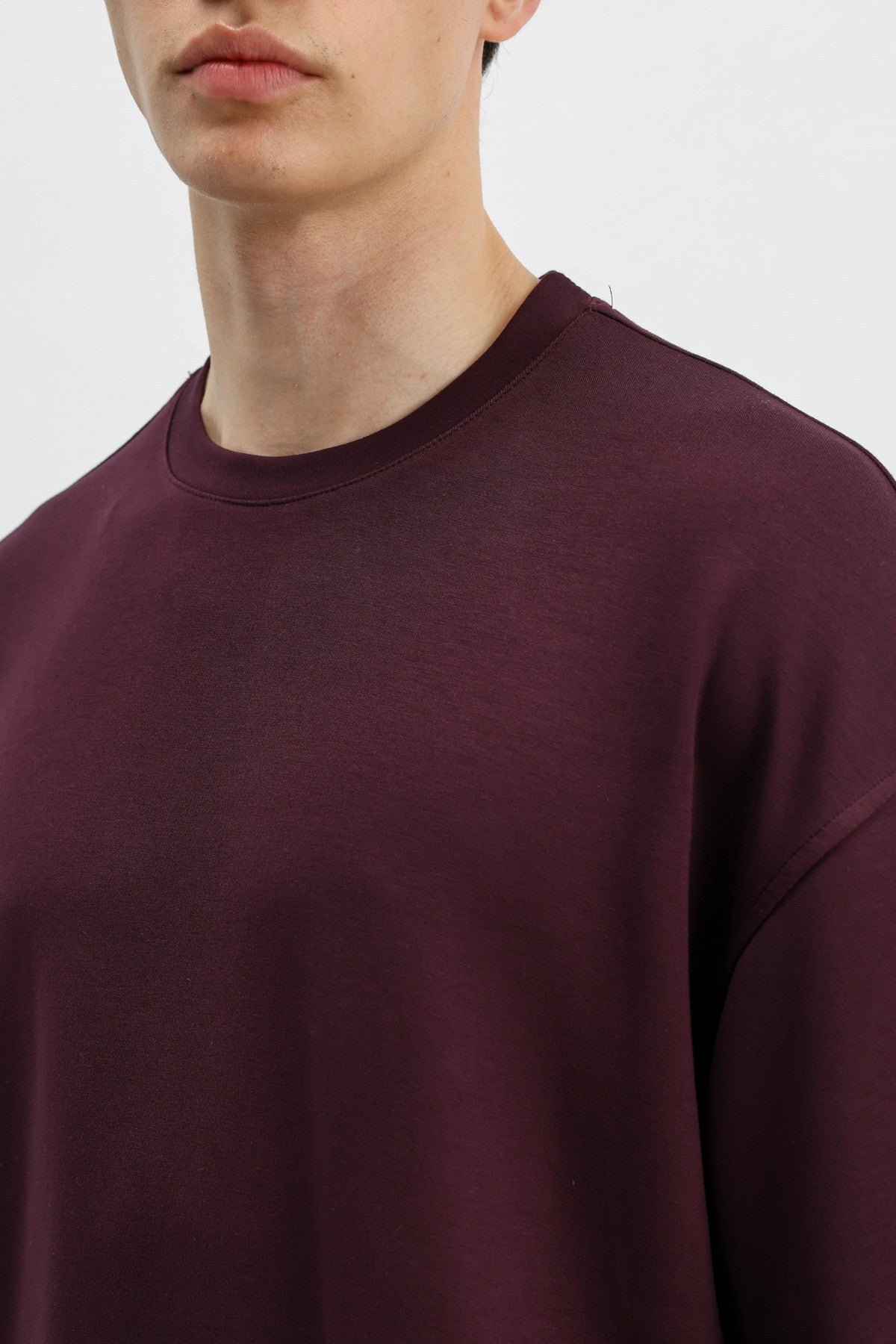 Modal Karışımlı Oversize Tişört