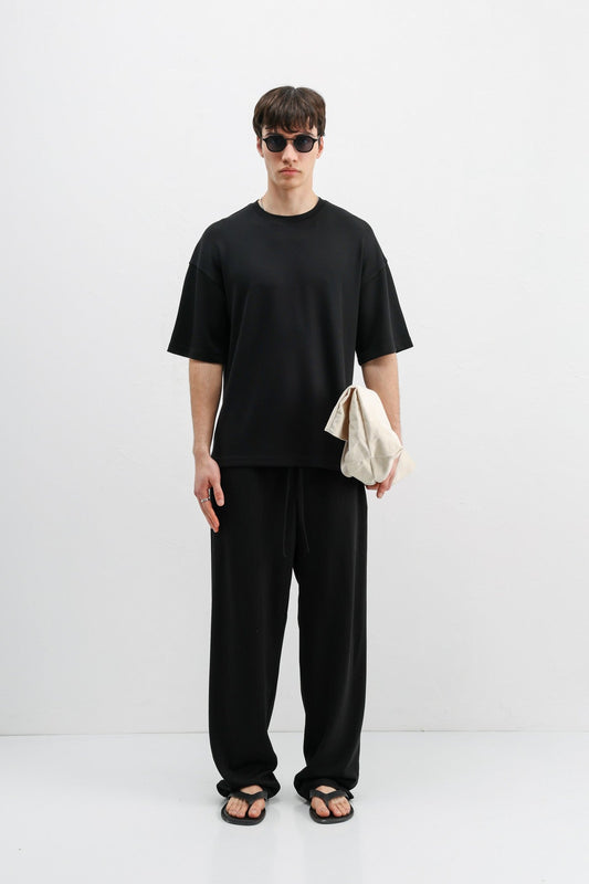 Modal Karışımlı Oversize Tişört