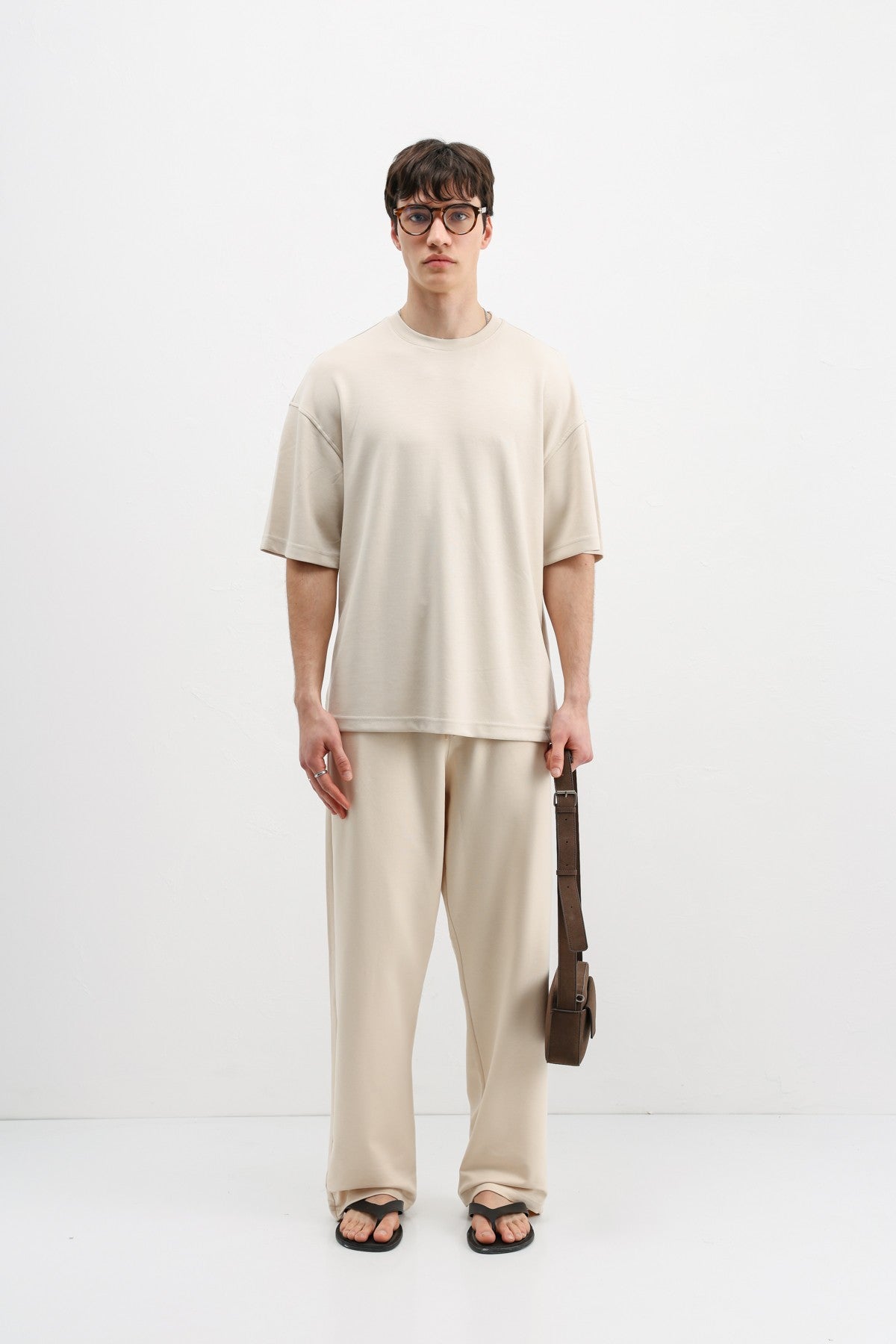 Modal Karışımlı Oversize Tişört
