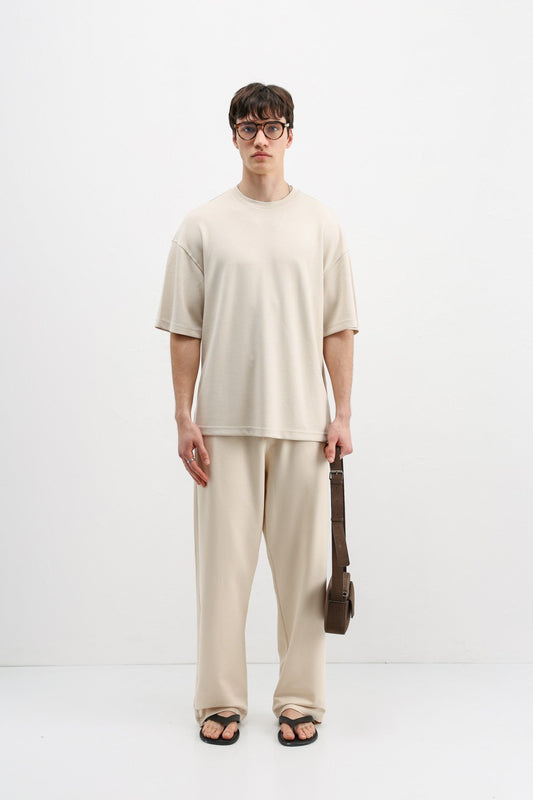 Modal Karışımlı Oversize Tişört