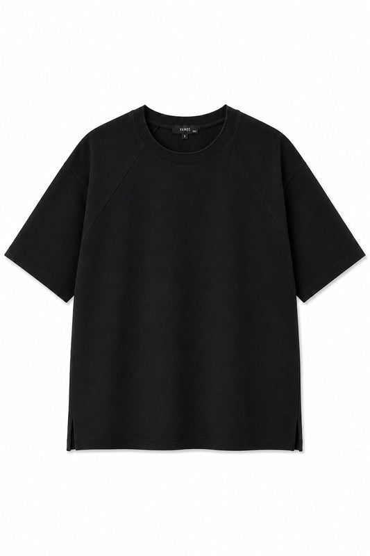 Oversize Reglan Kol Basic Tişört