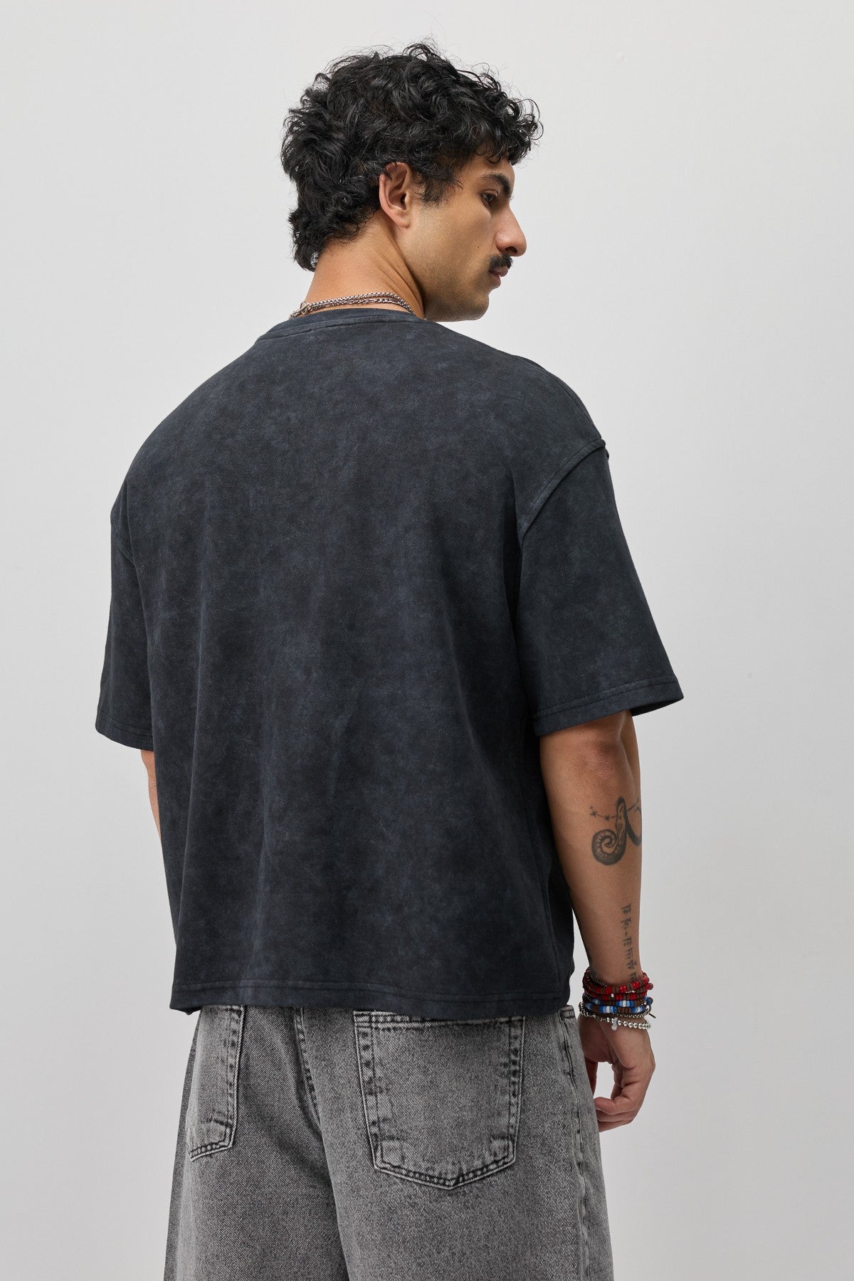 Oversize Miami Baskılı Tişört