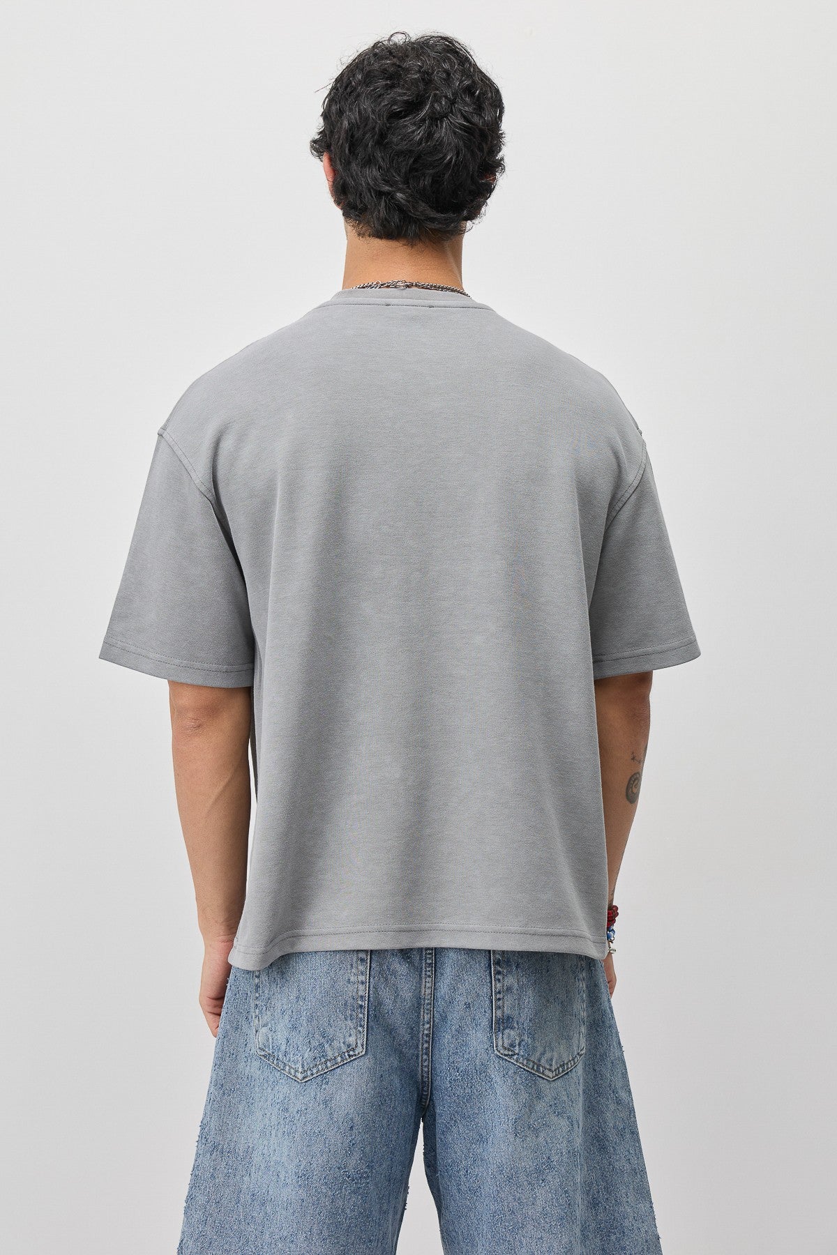 Oversize Miami Baskılı Tişört