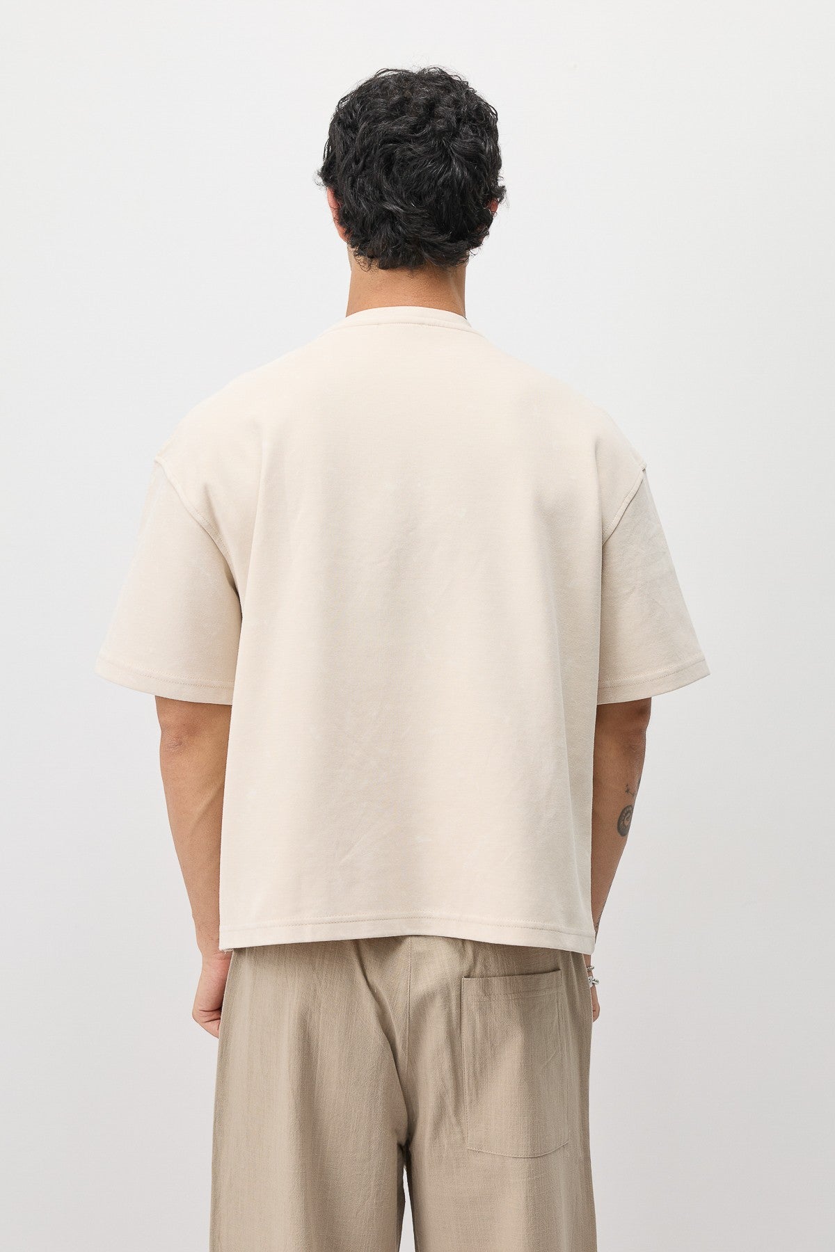Oversize Miami Baskılı Tişört