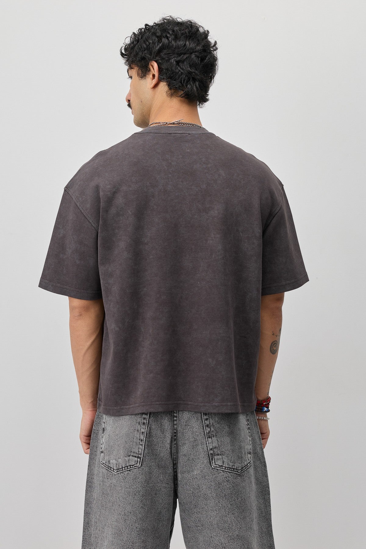 Oversize Miami Baskılı Tişört