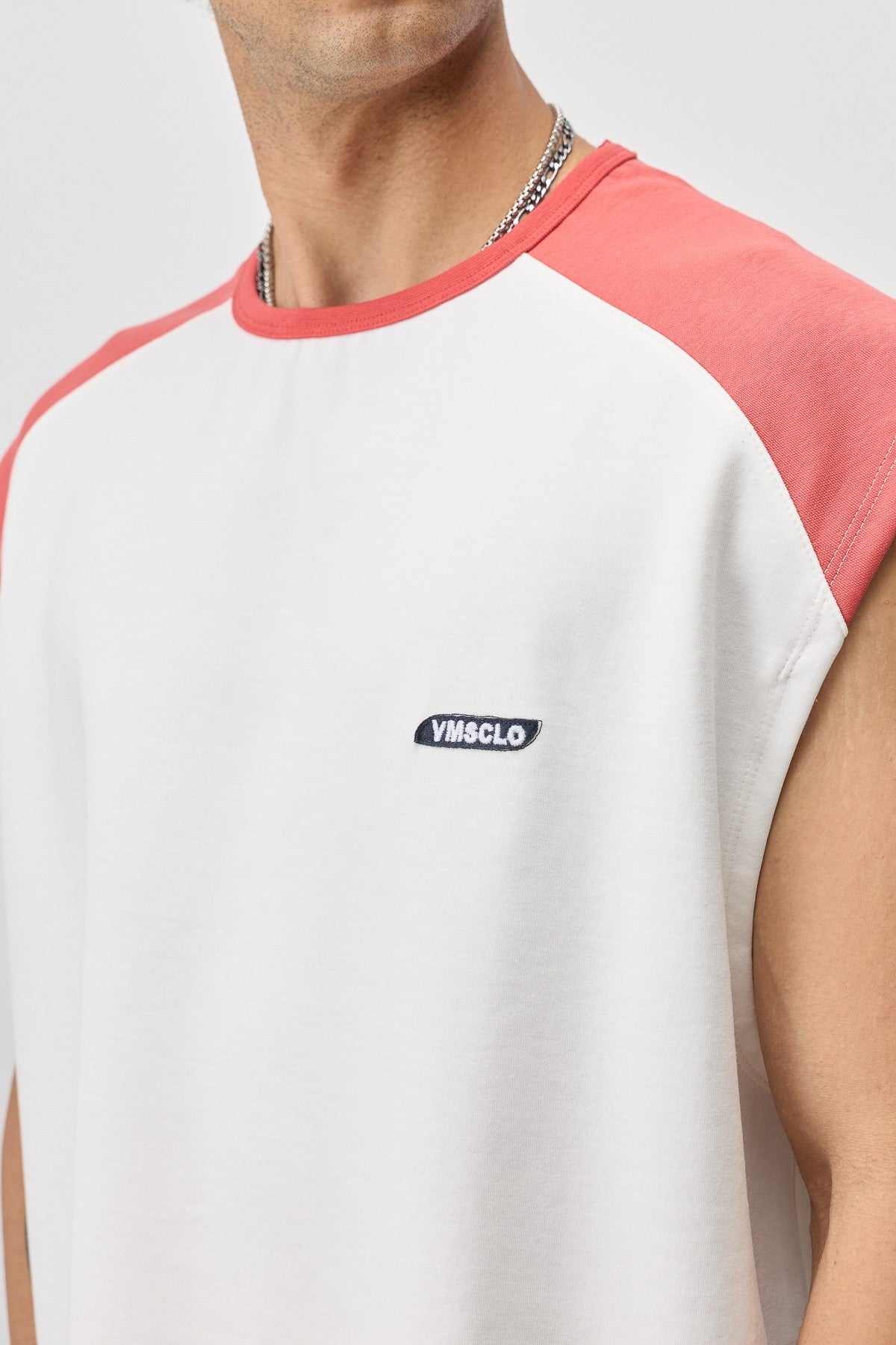 Oversize Arka Baskılı Kolsuz Tişört
