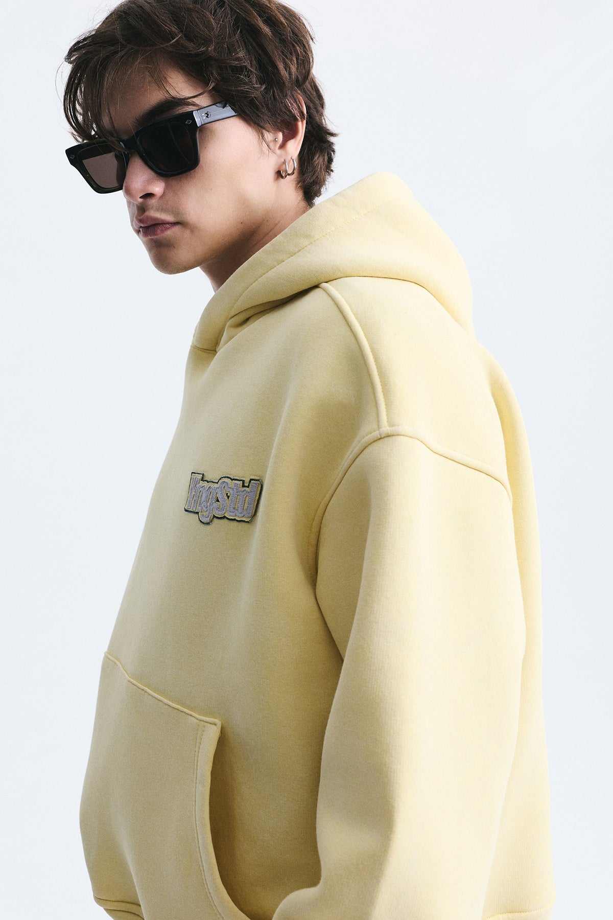 Oversize Sırt Baskılı Sweatshirt