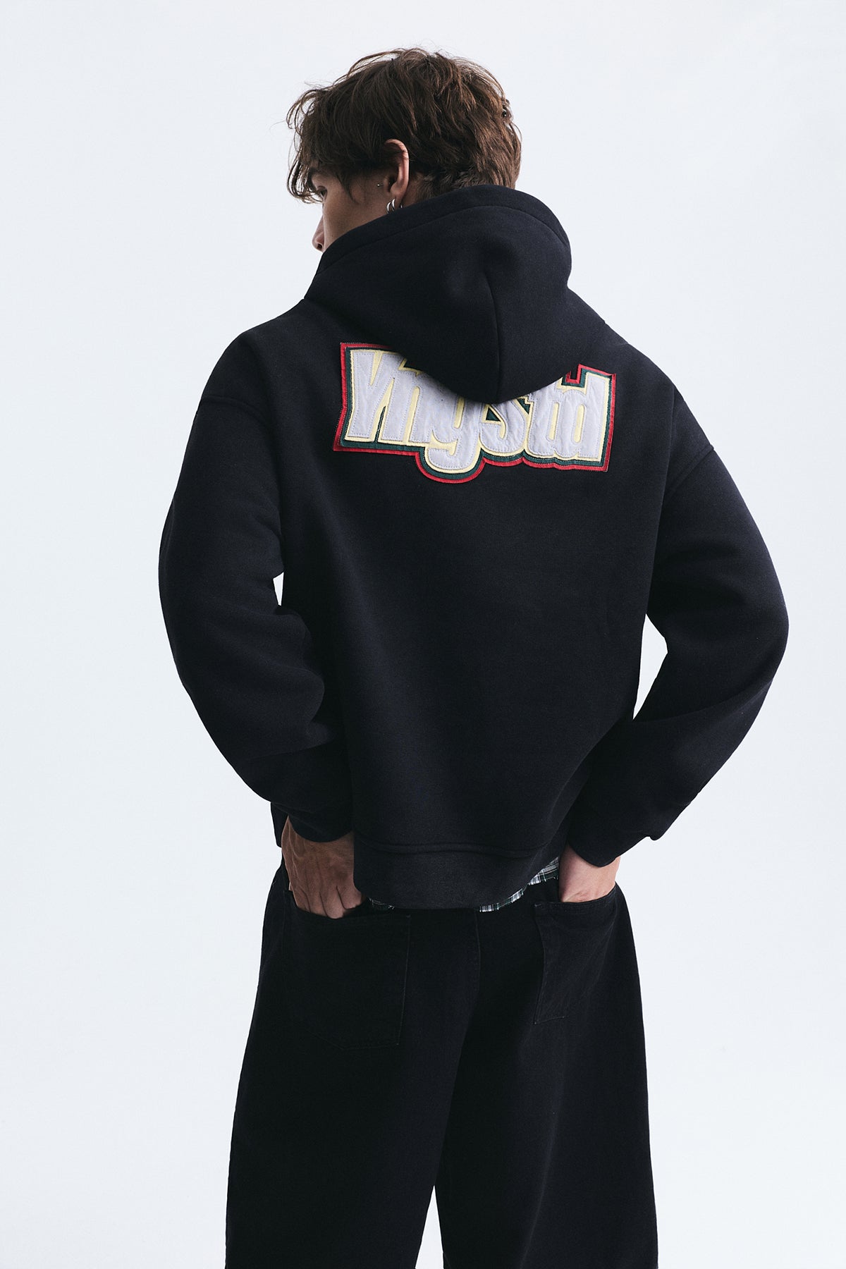 Oversize Sırt Baskılı Sweatshirt