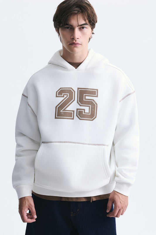 Baskılı Oversize Sweatshirt