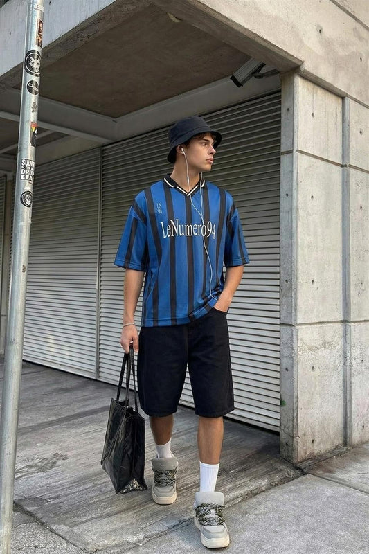 Oversize Baskılı Forma Tişört