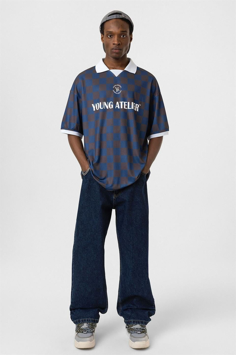 Oversize Polo Yaka Forma Tişört