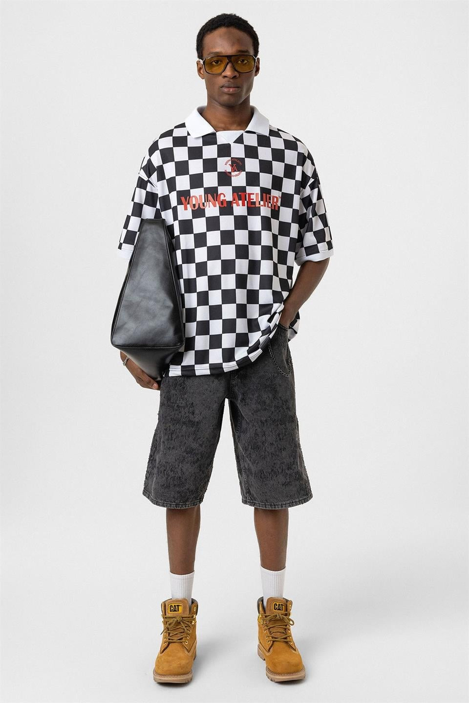 Oversize Polo Yaka Forma Tişört