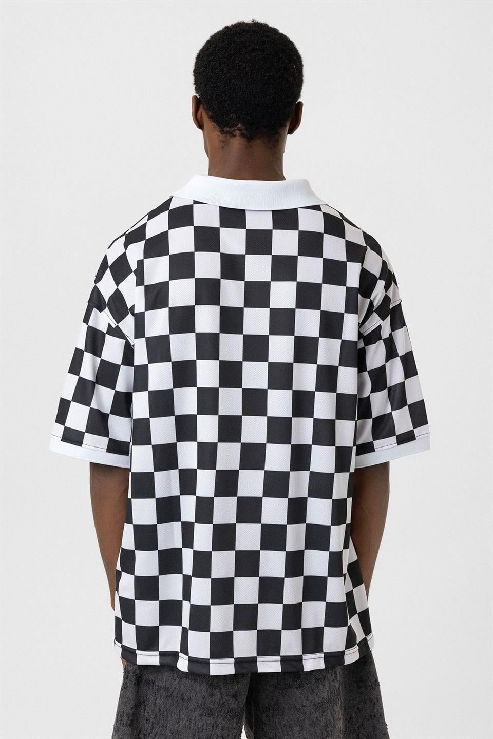 Oversize Polo Yaka Forma Tişört
