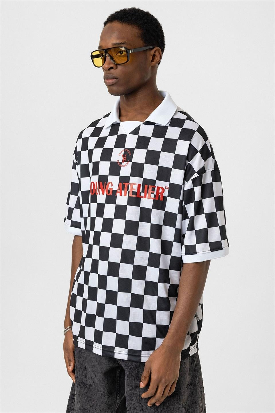 Oversize Polo Yaka Forma Tişört