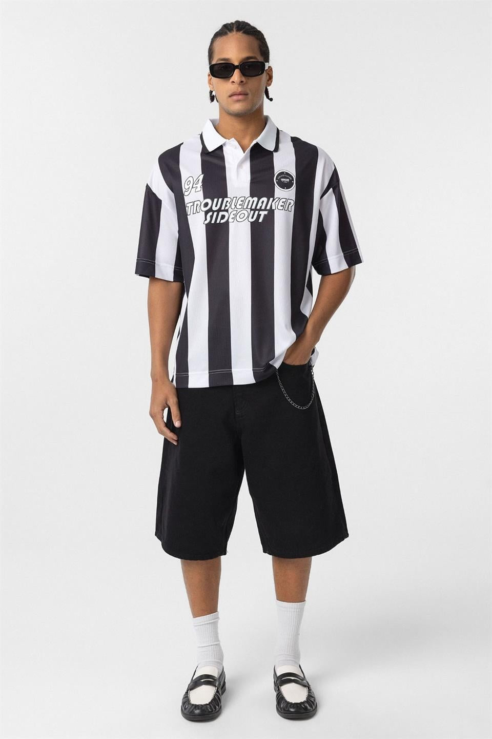 Oversize Polo Yaka Forma Tişört