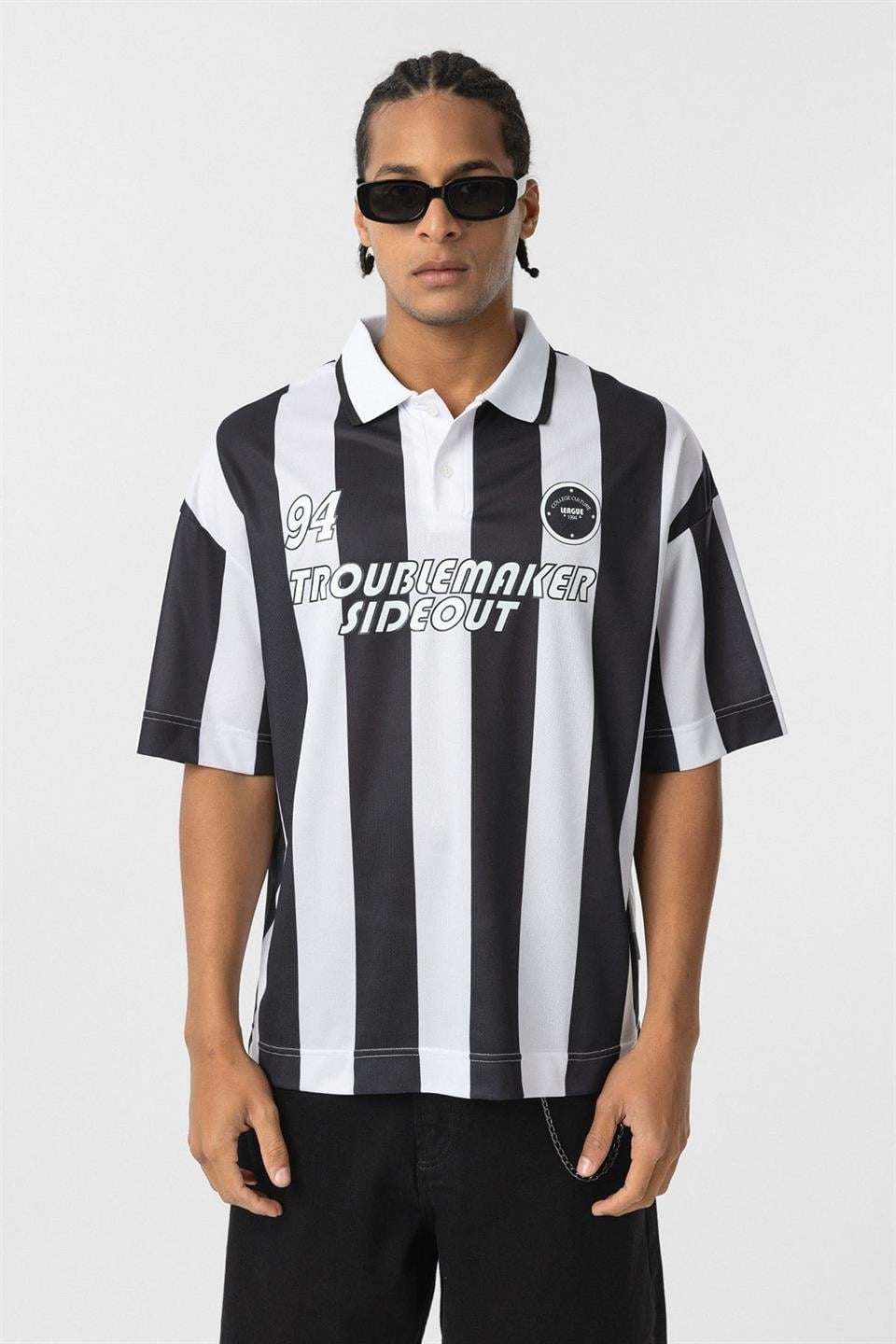 Oversize Polo Yaka Forma Tişört