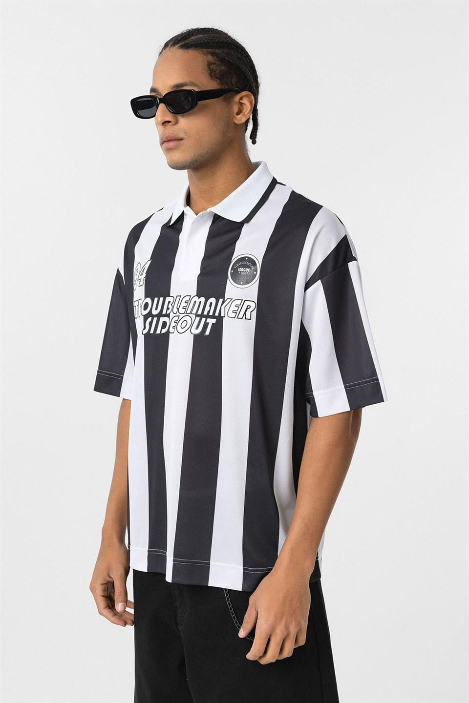 Oversize Polo Yaka Forma Tişört