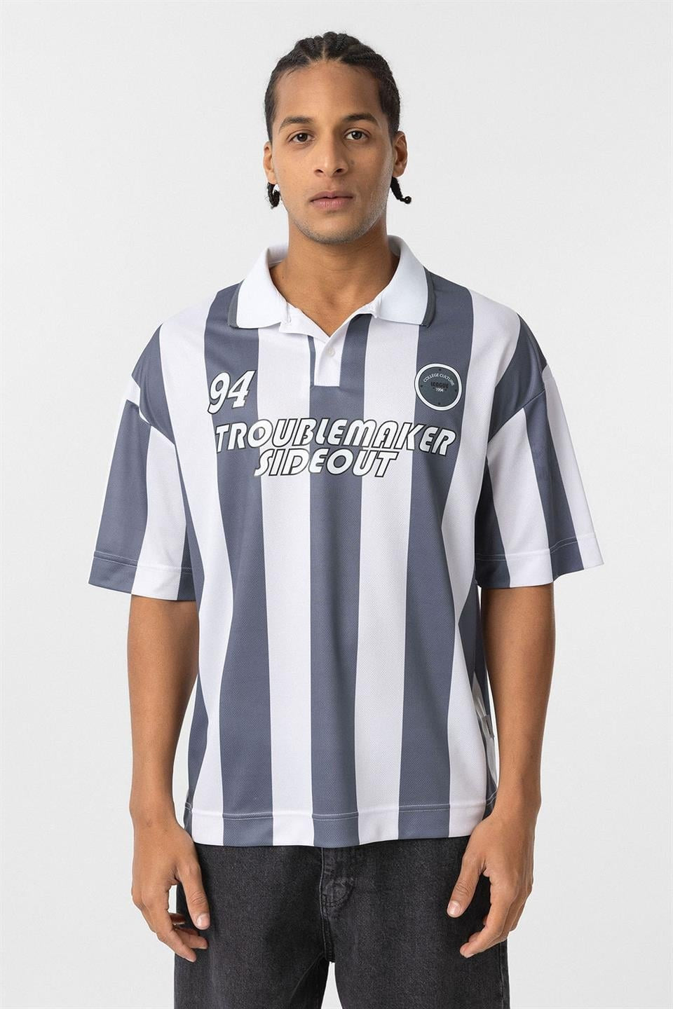 Oversize Polo Yaka Forma Tişört