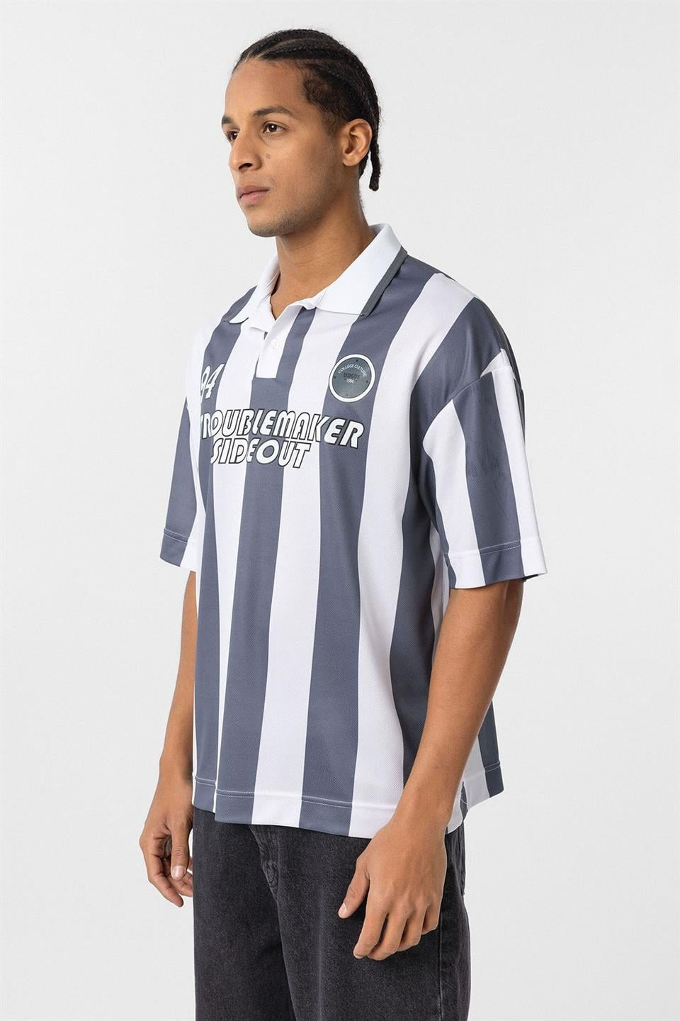 Oversize Polo Yaka Forma Tişört