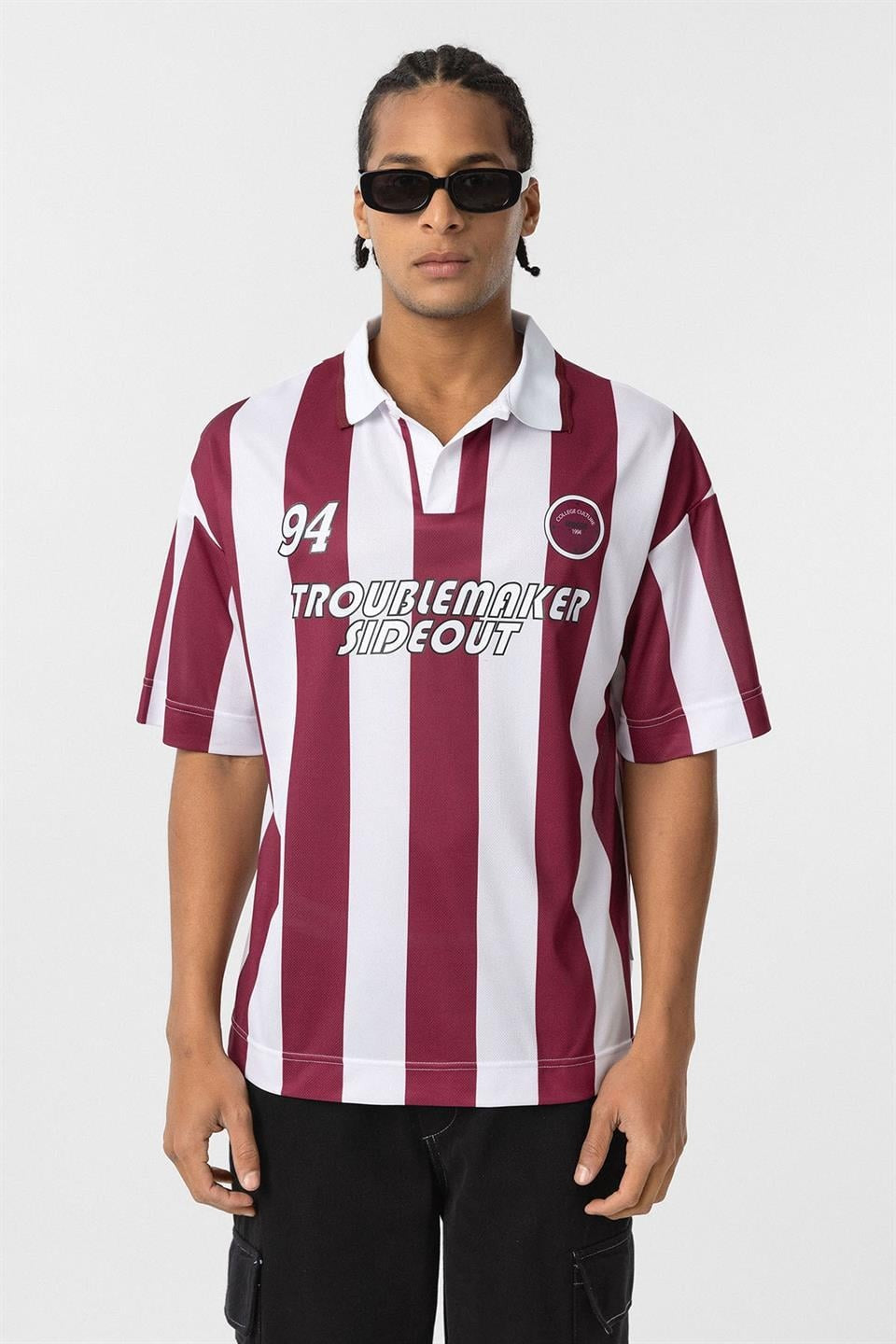 Oversize Polo Yaka Forma Tişört