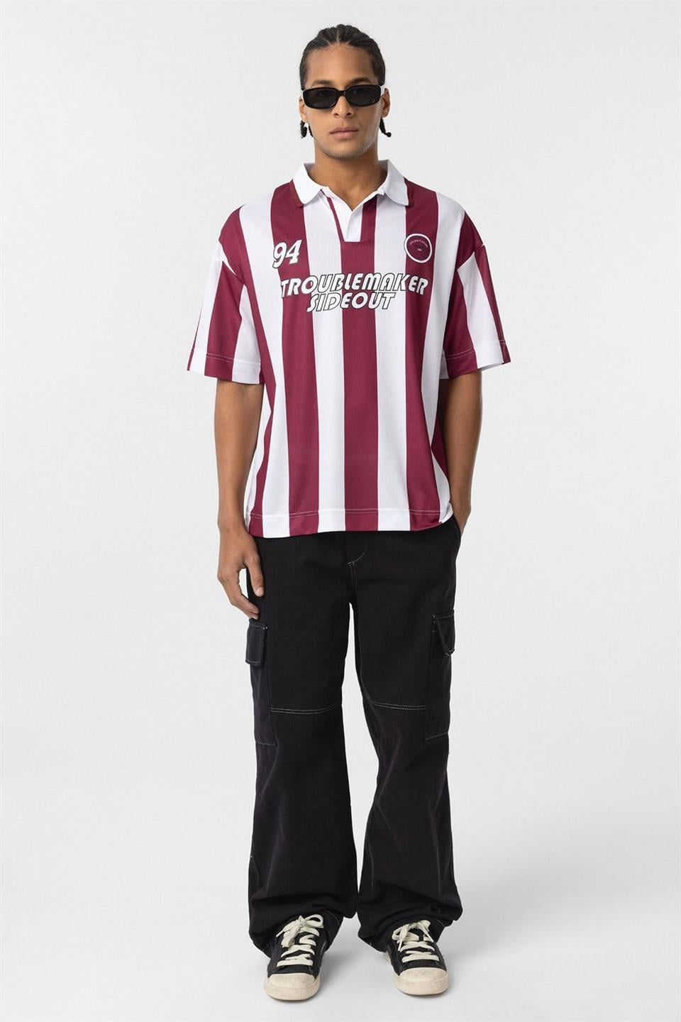 Oversize Polo Yaka Forma Tişört