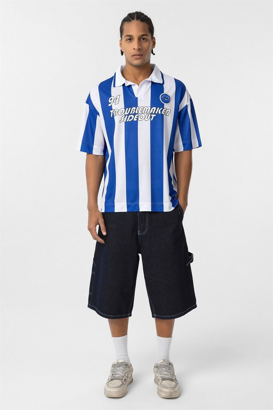 Oversize Polo Yaka Forma Tişört