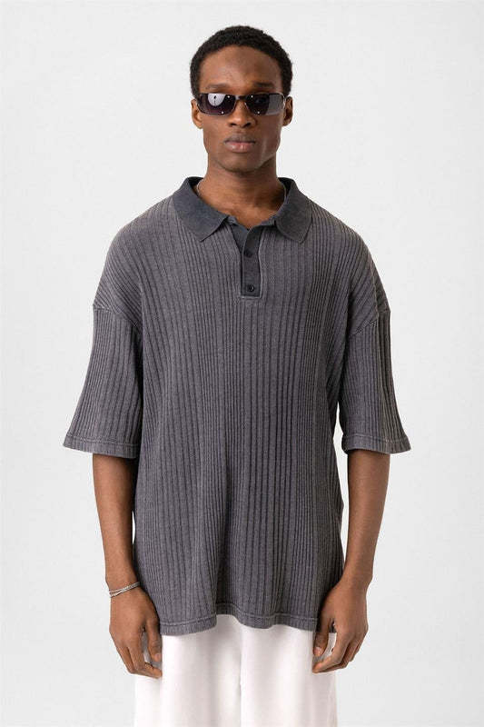 Polo Yaka Oversize Triko