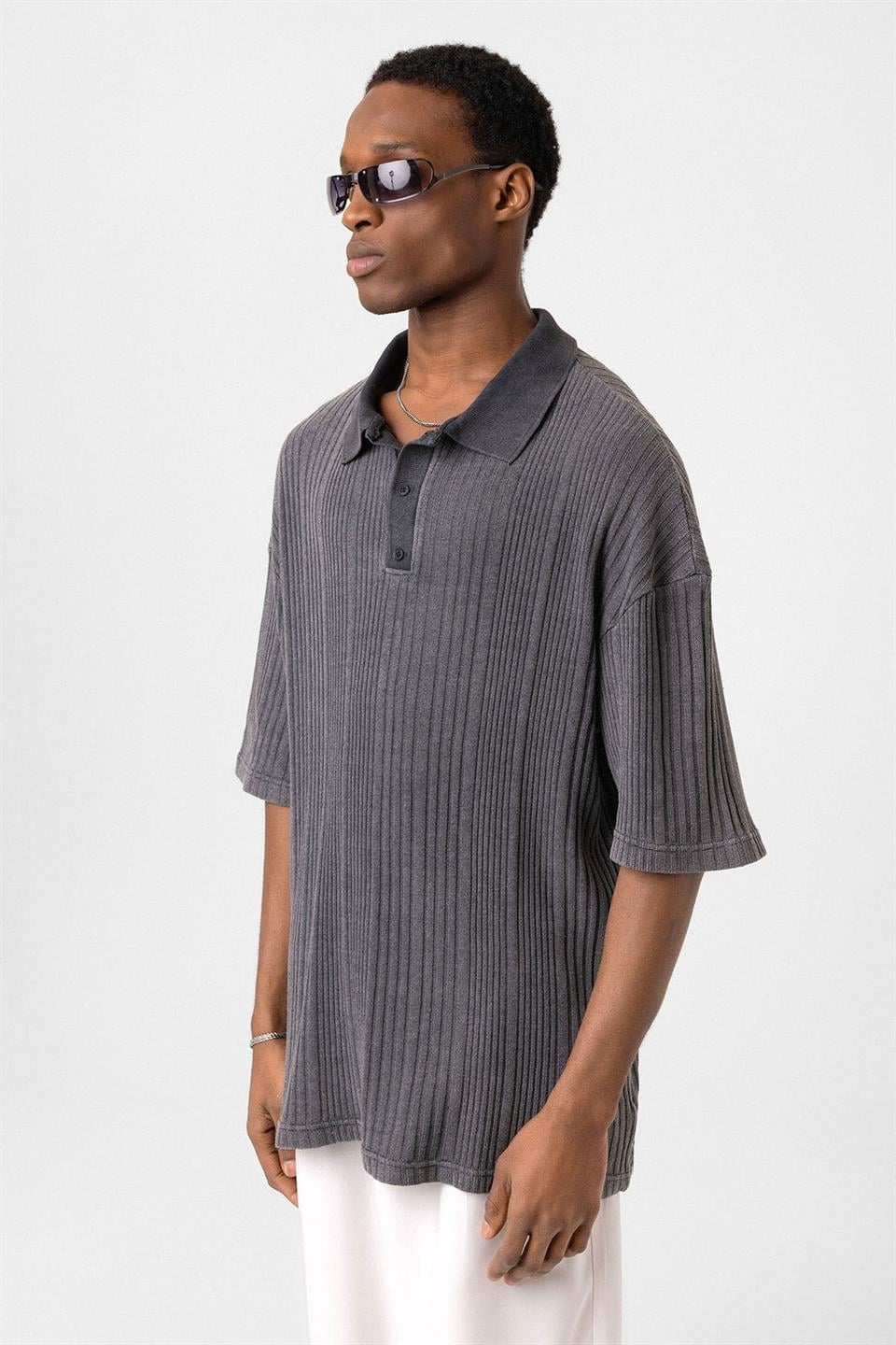 Polo Yaka Oversize Triko