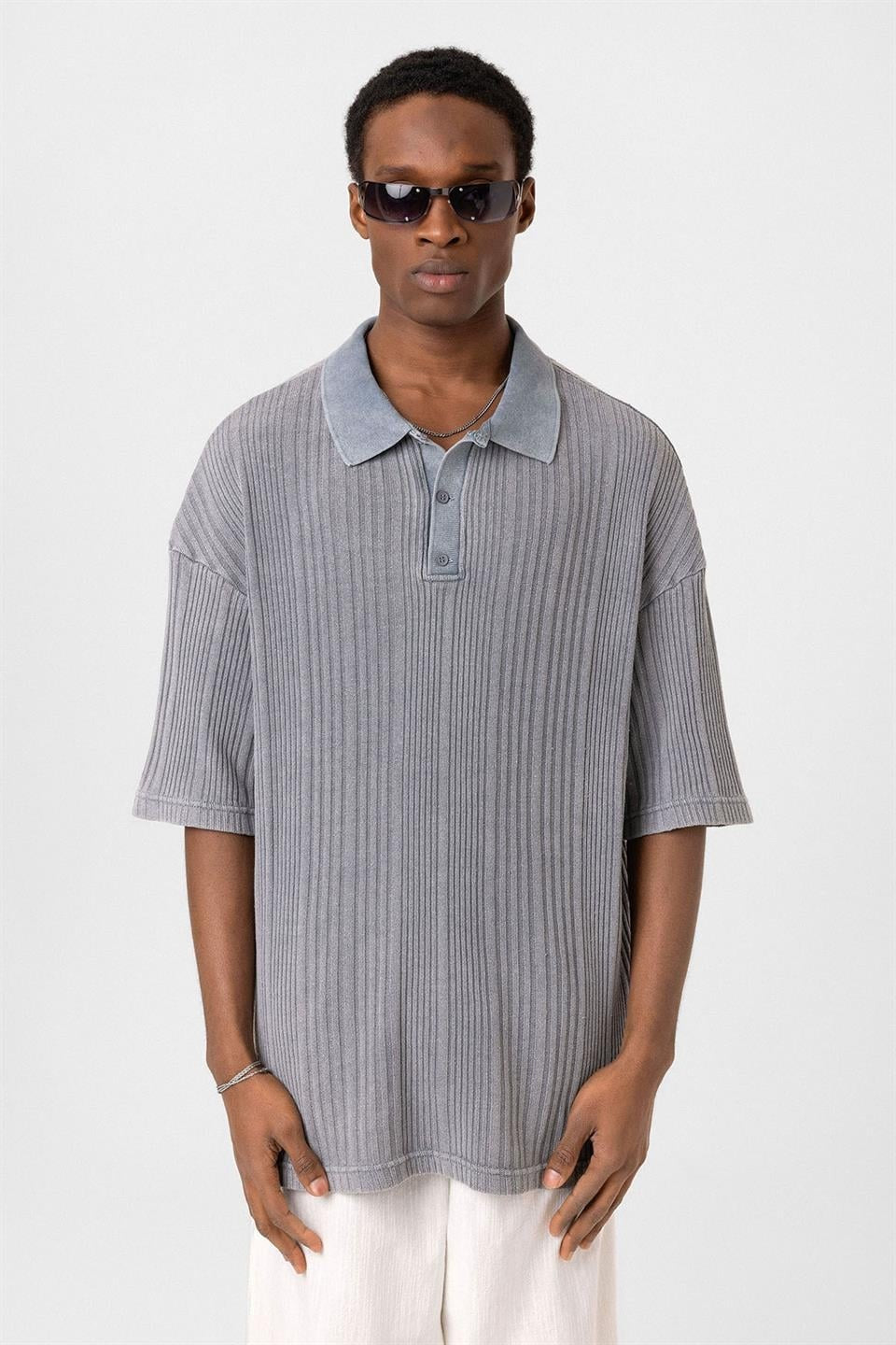 Polo Yaka Oversize Triko