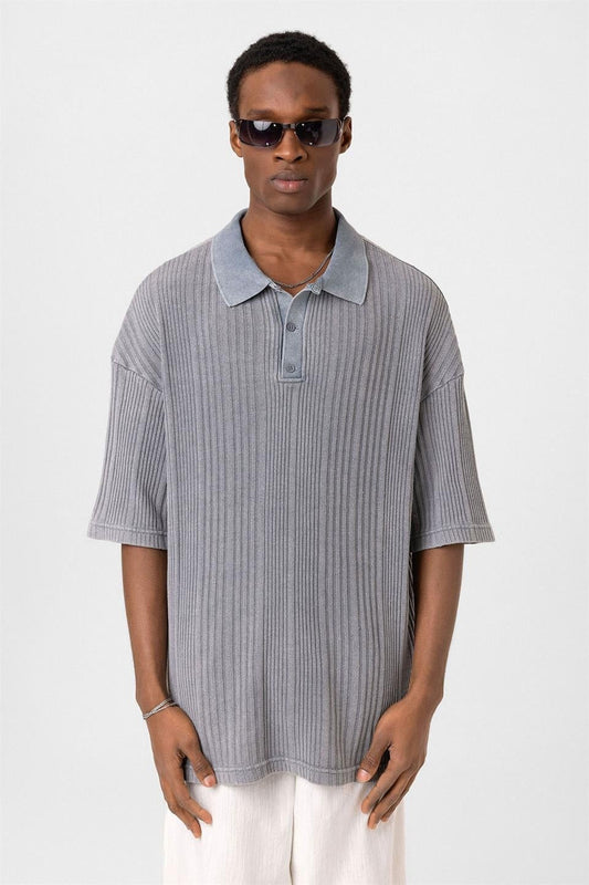 Polo Yaka Oversize Triko