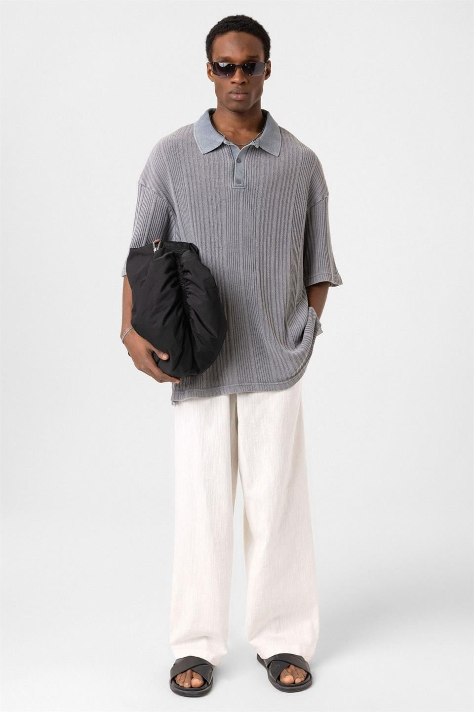 Polo Yaka Oversize Triko