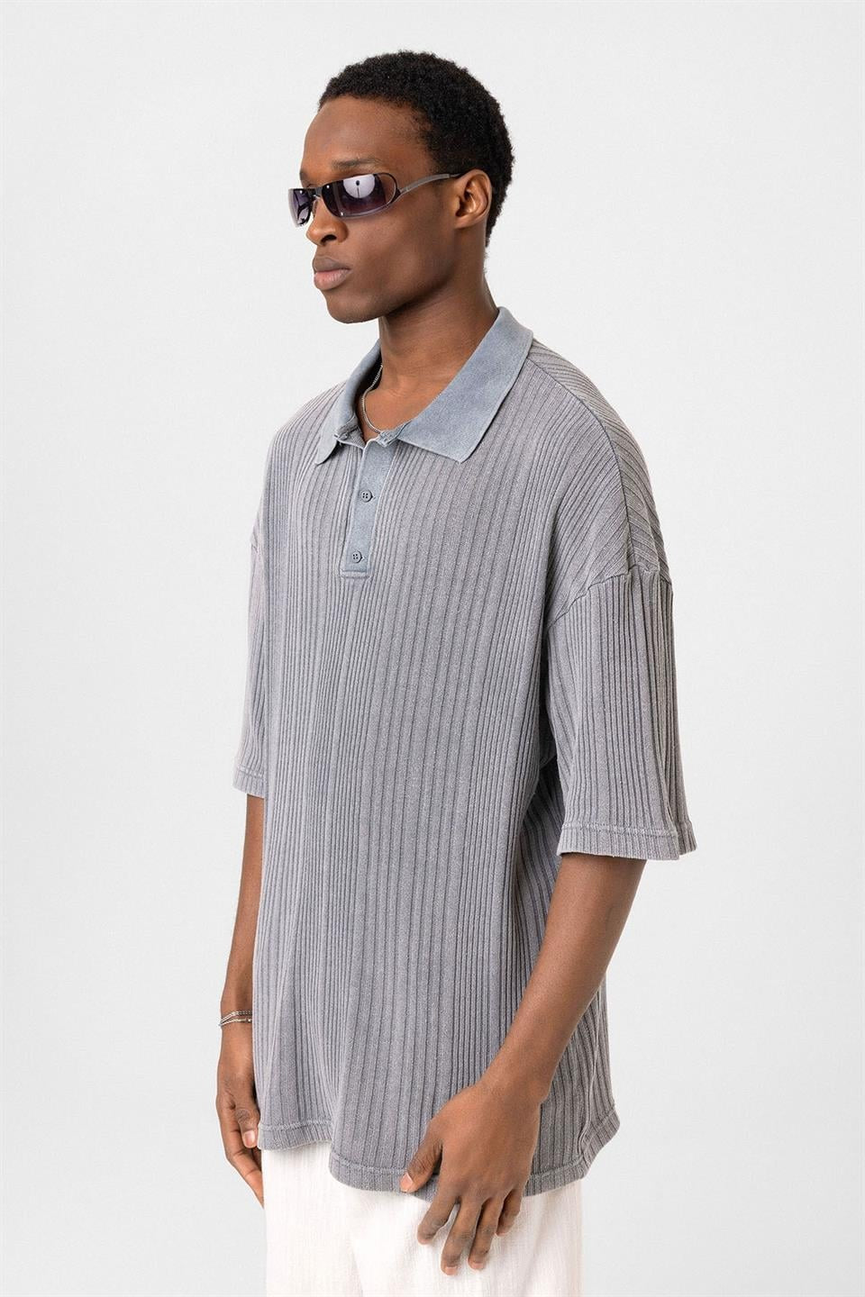 Polo Yaka Oversize Triko