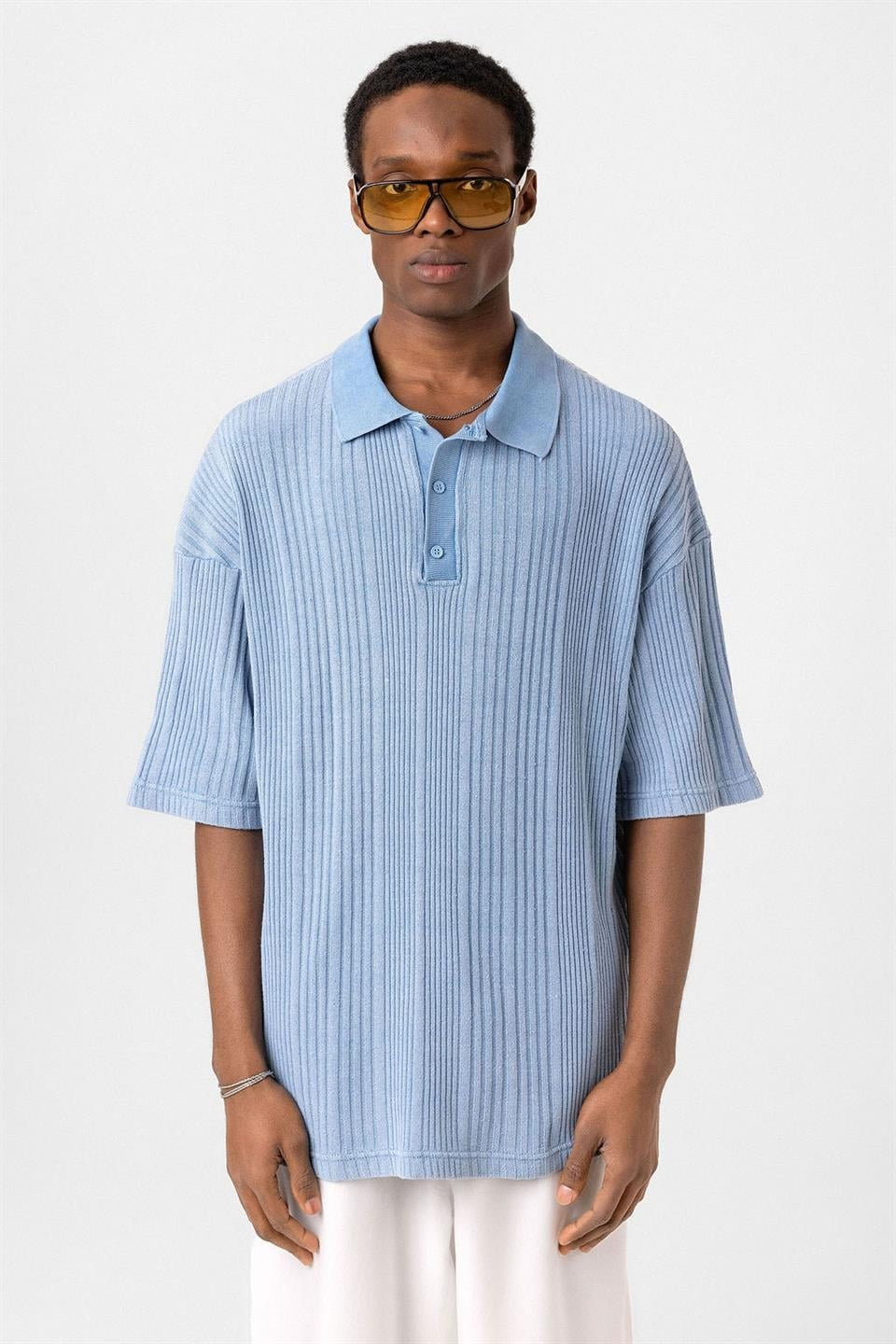 Polo Yaka Oversize Triko