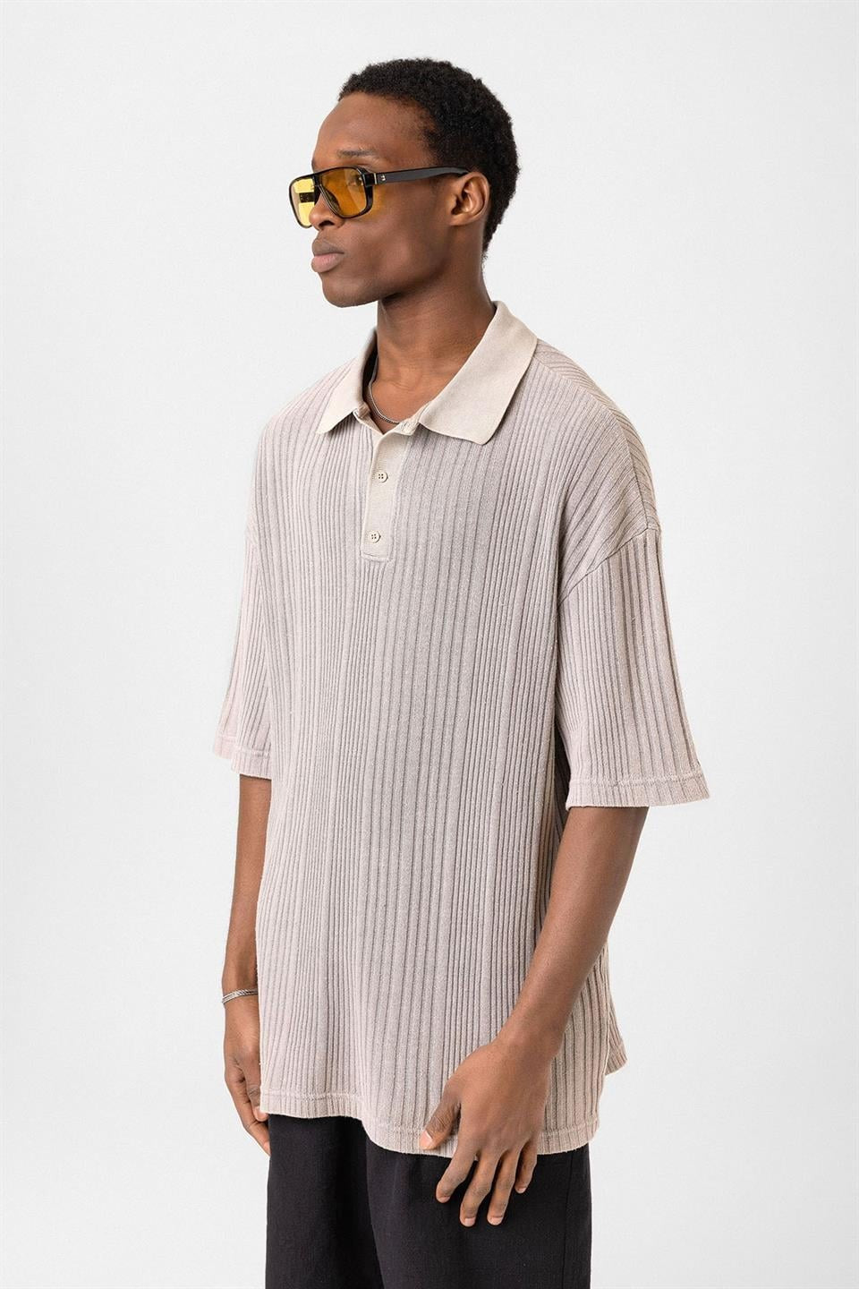 Polo Yaka Oversize Triko