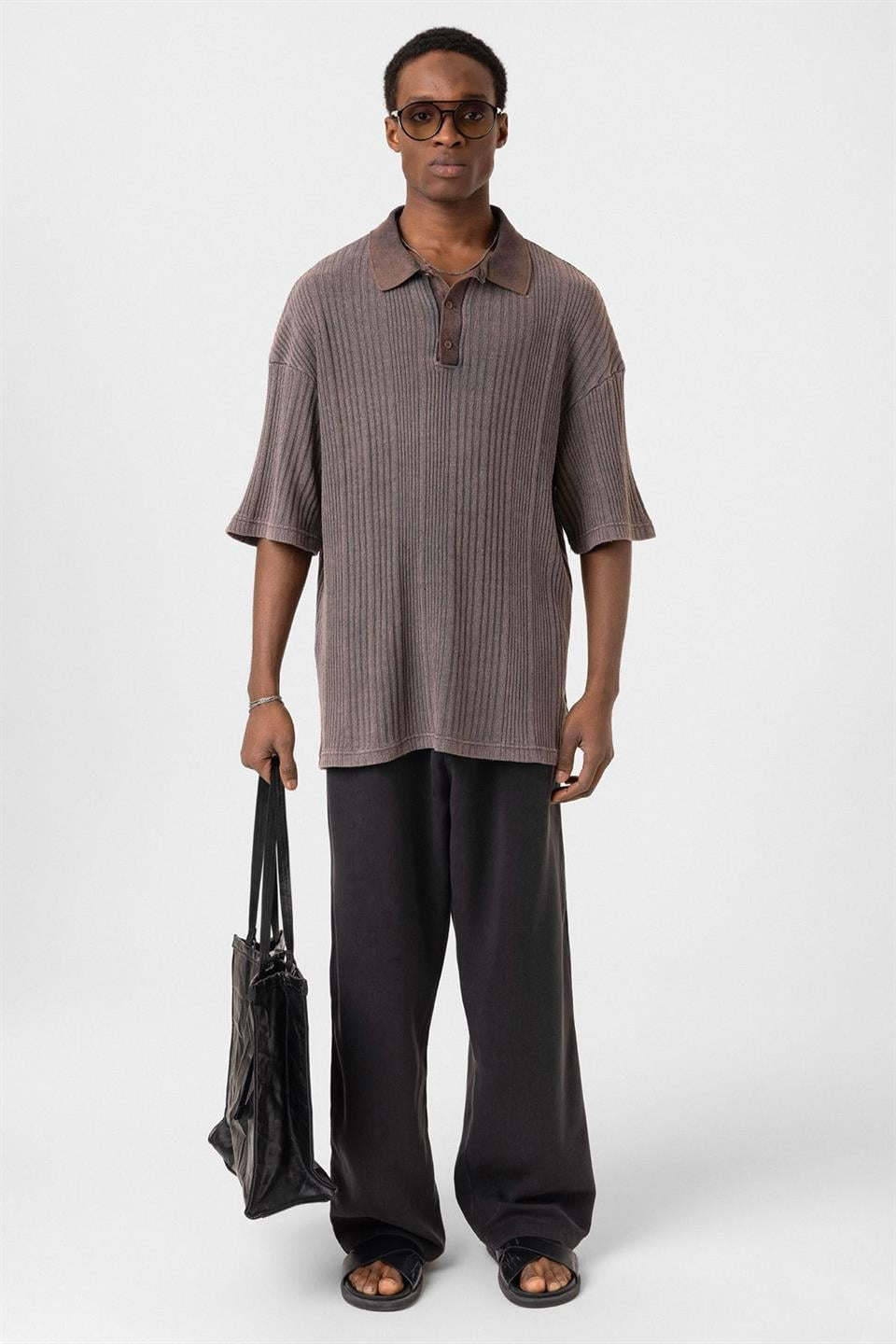 Polo Yaka Oversize Triko