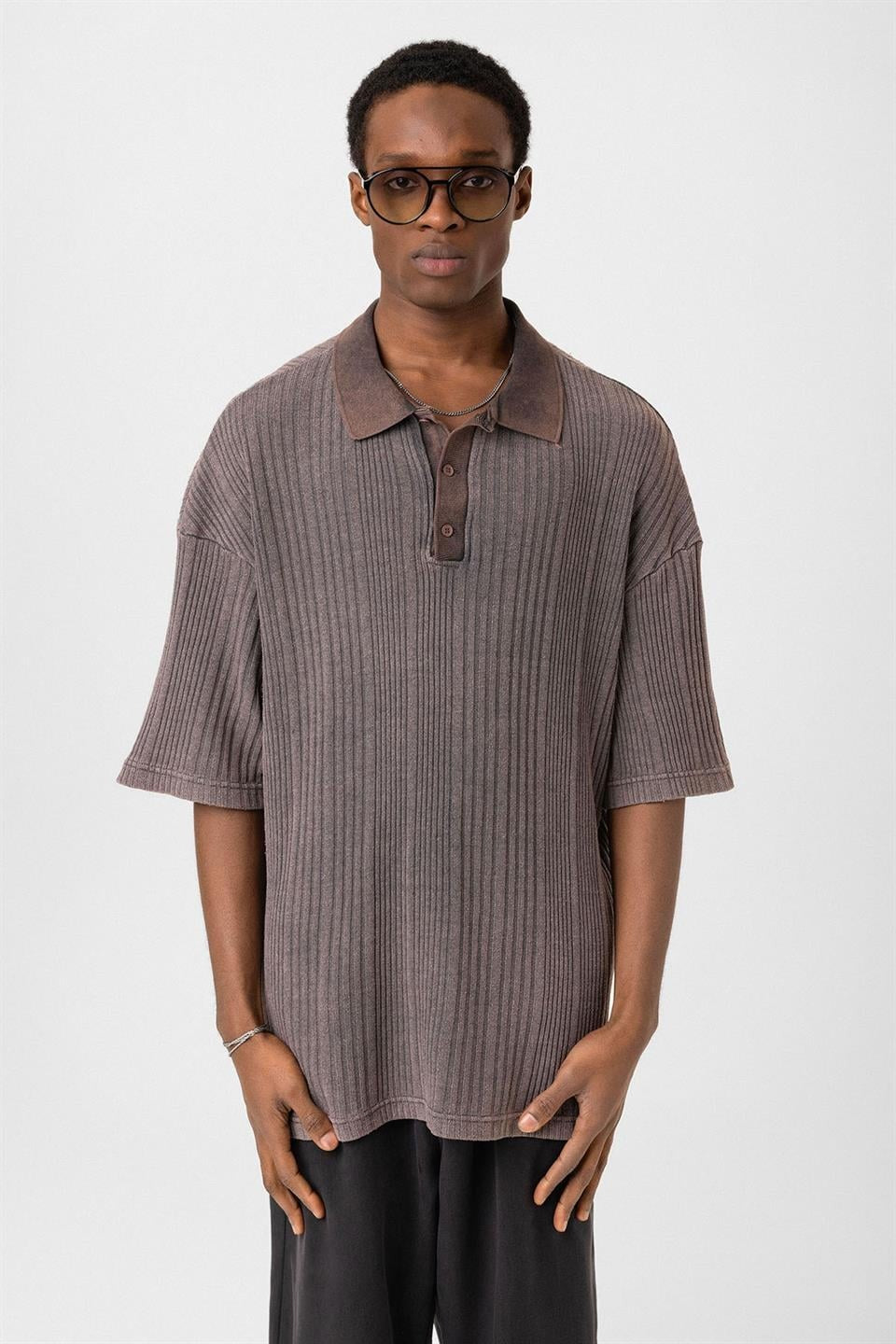 Polo Yaka Oversize Triko