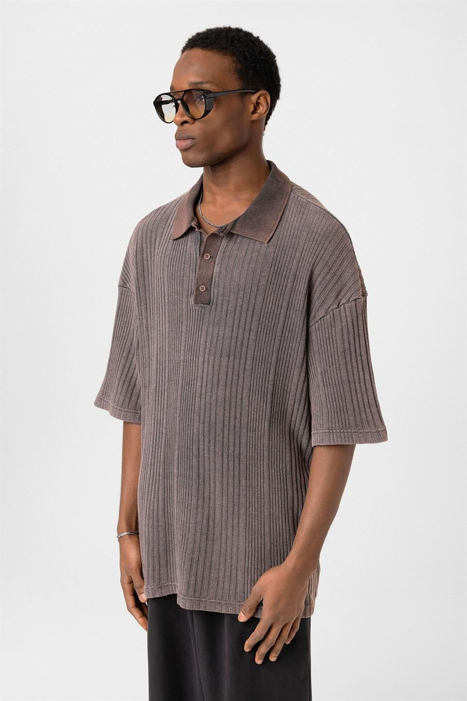 Polo Yaka Oversize Triko