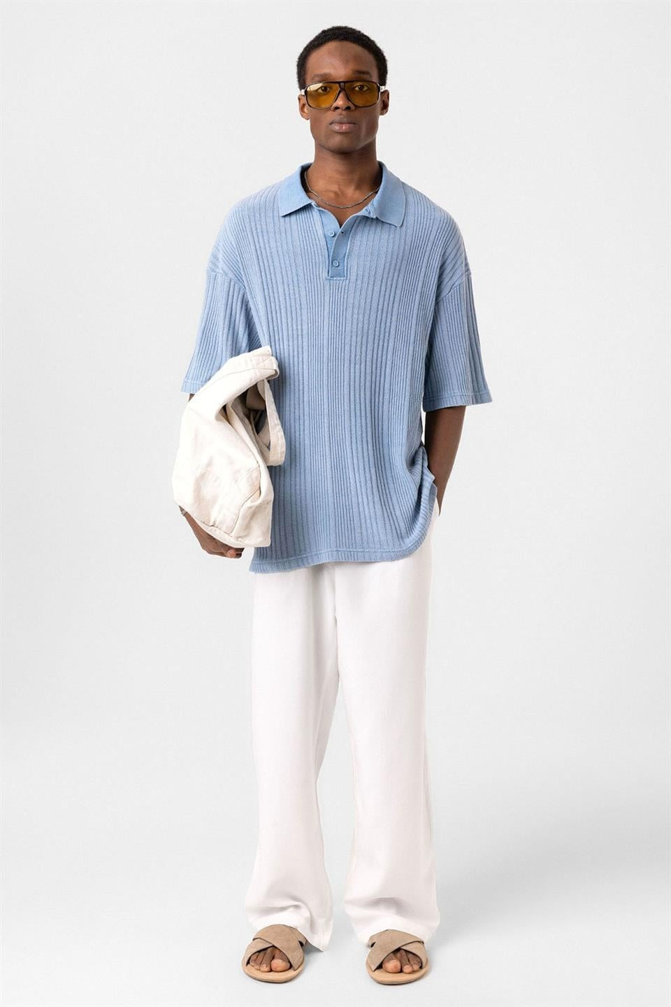 Polo Yaka Oversize Triko