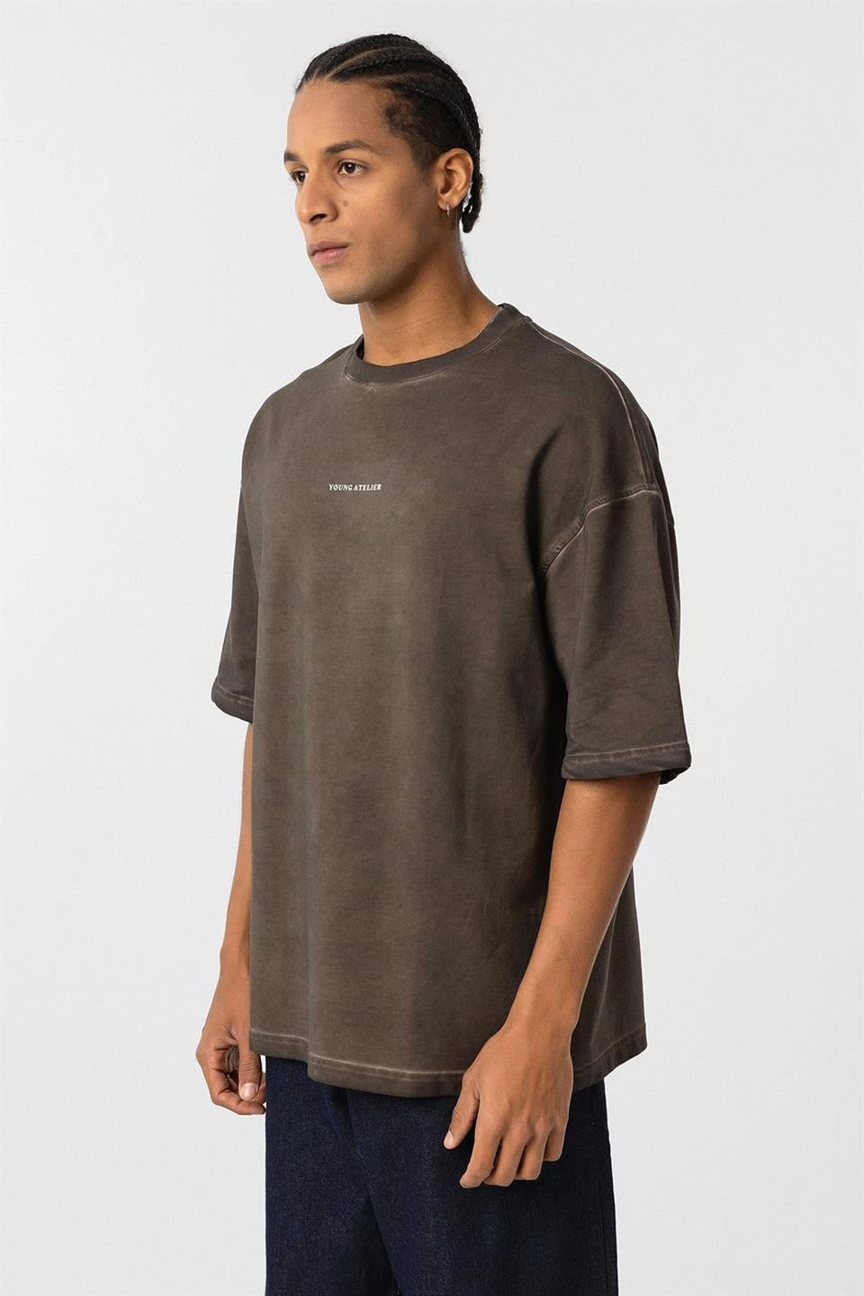 Yıkamalı Oversize Tişört