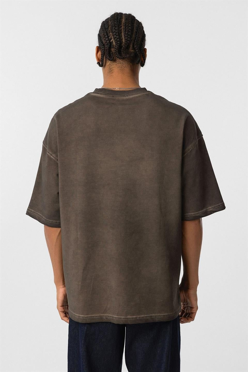 Yıkamalı Oversize Tişört