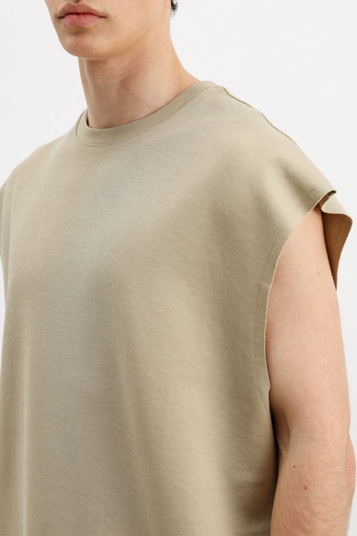 Oversize Kolsuz Basic Tişört