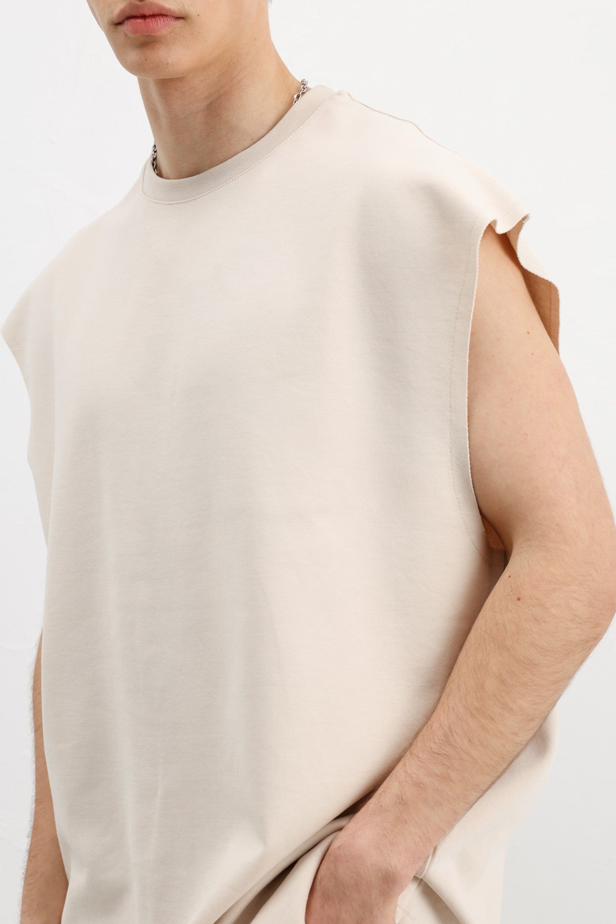 Oversize Kolsuz Basic Tişört