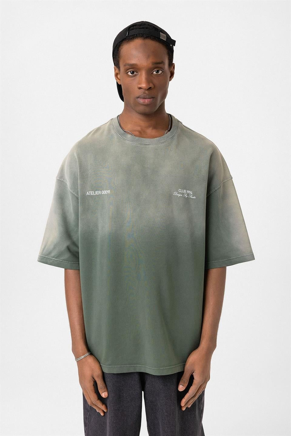 Yıkamalı Oversize Tişört