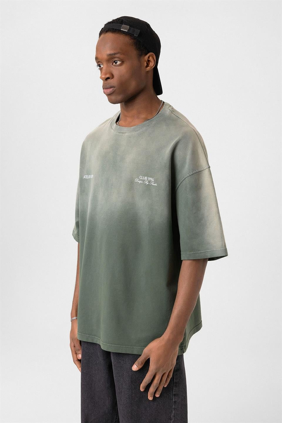 Yıkamalı Oversize Tişört