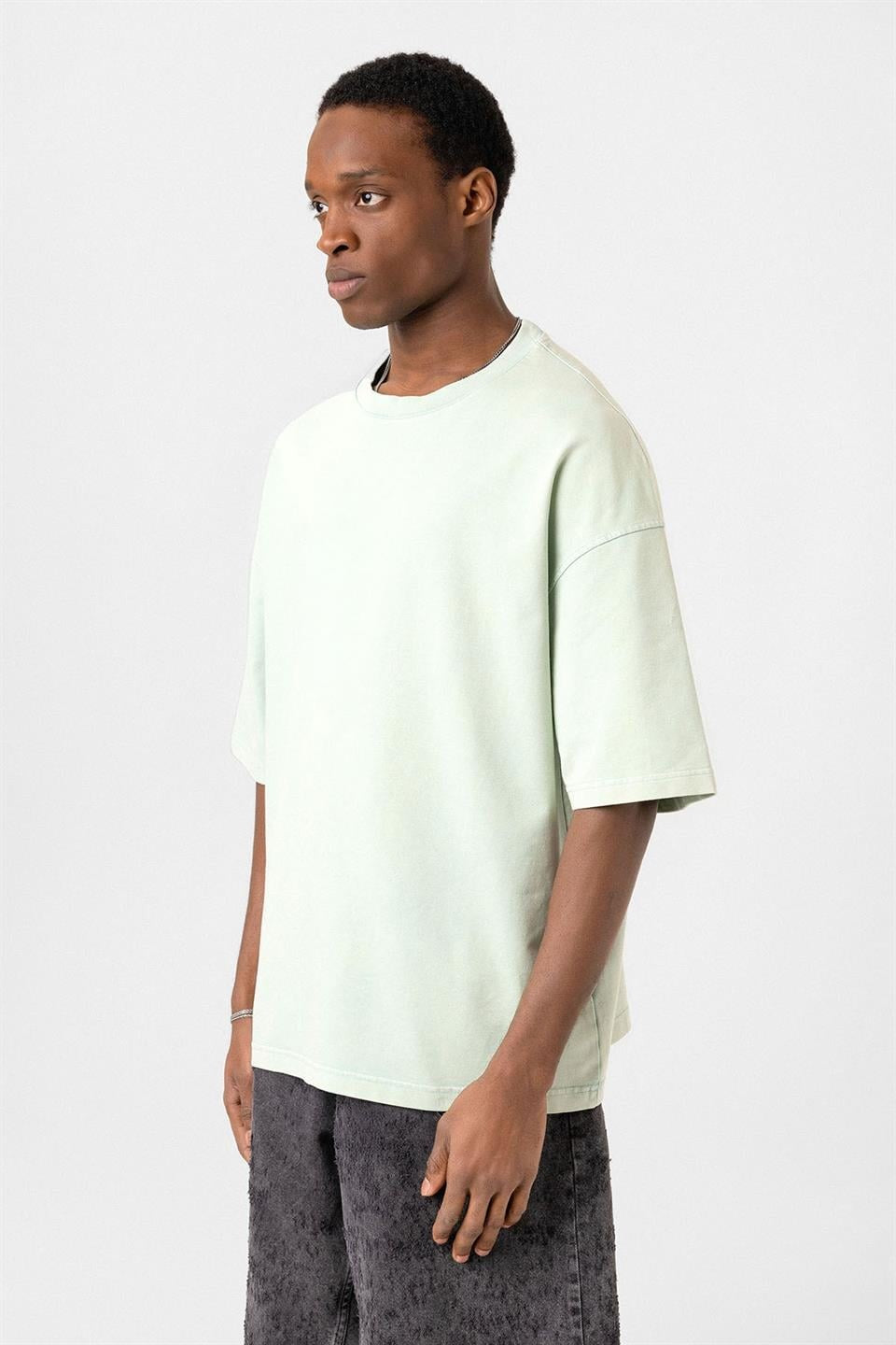 Yıkamalı Oversize Tişört