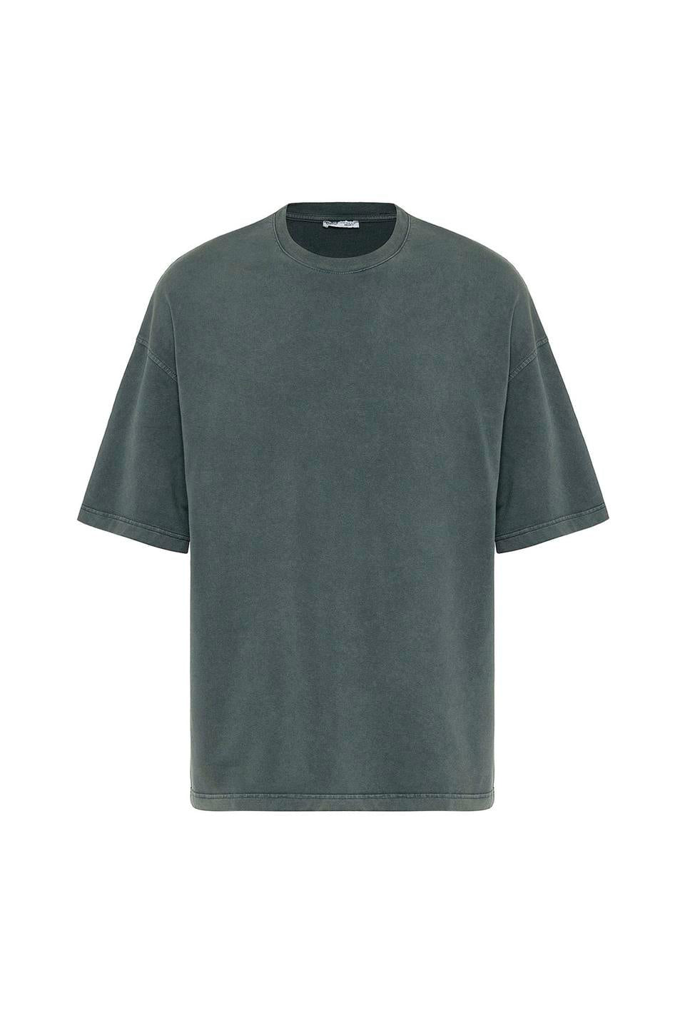 Yıkamalı Oversize Tişört