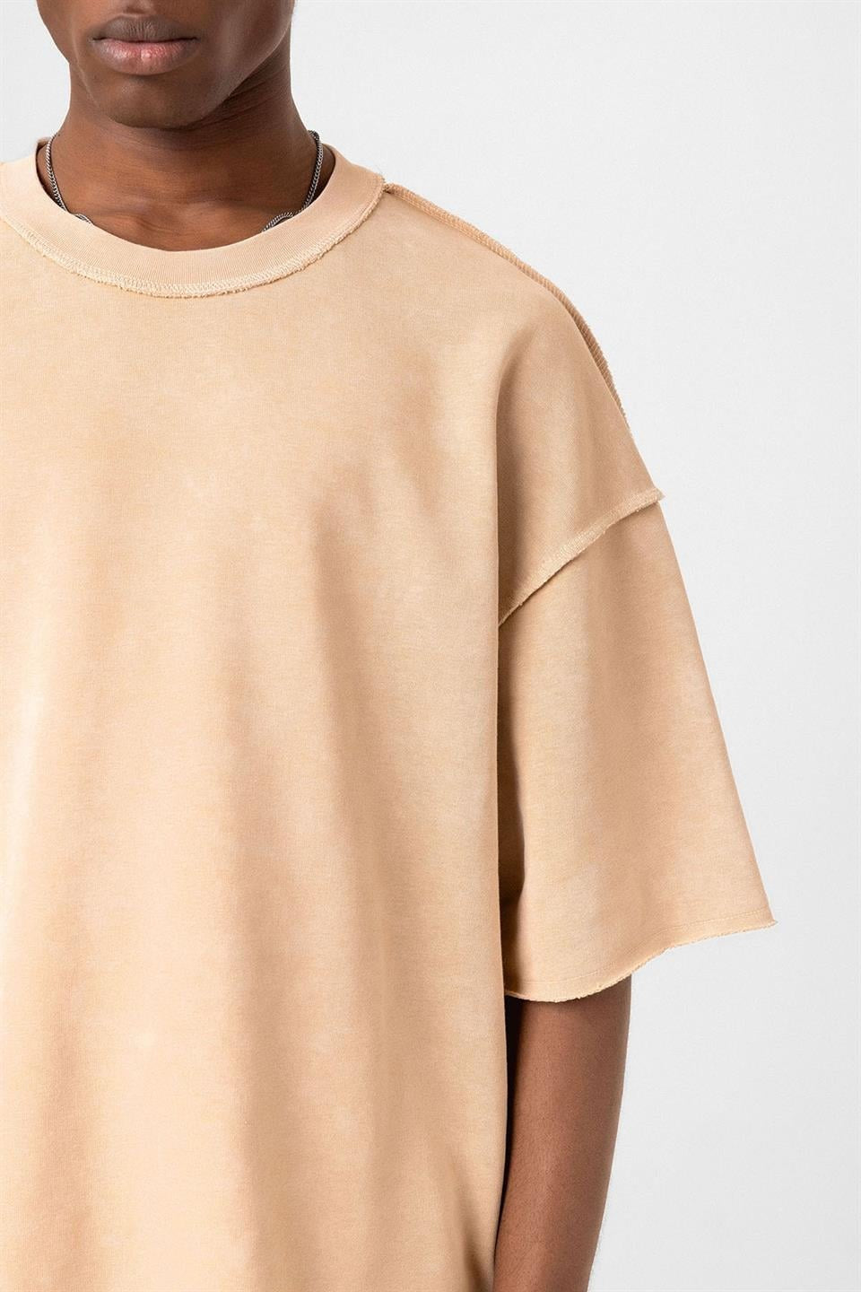 Yıkamalı Oversize Tişört