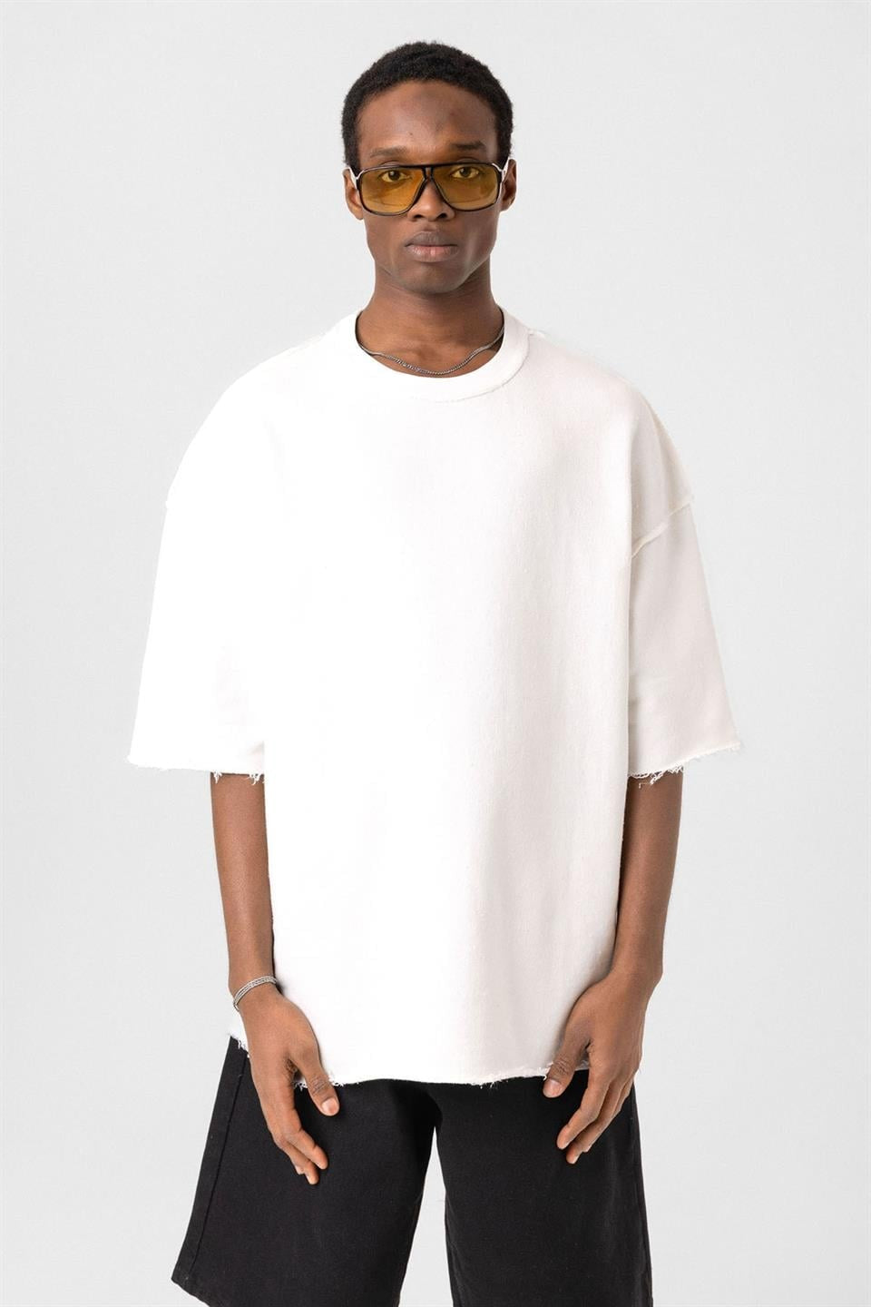 Yıkamalı Oversize Tişört