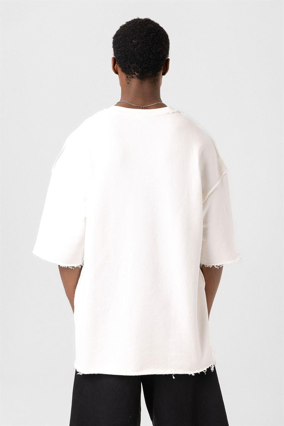 Yıkamalı Oversize Tişört
